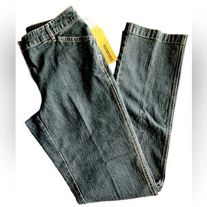 DKNY Y2K Low Rise Wide Leg Dark Wash Jeans Women’s Size 6 Vintage Retro Denim